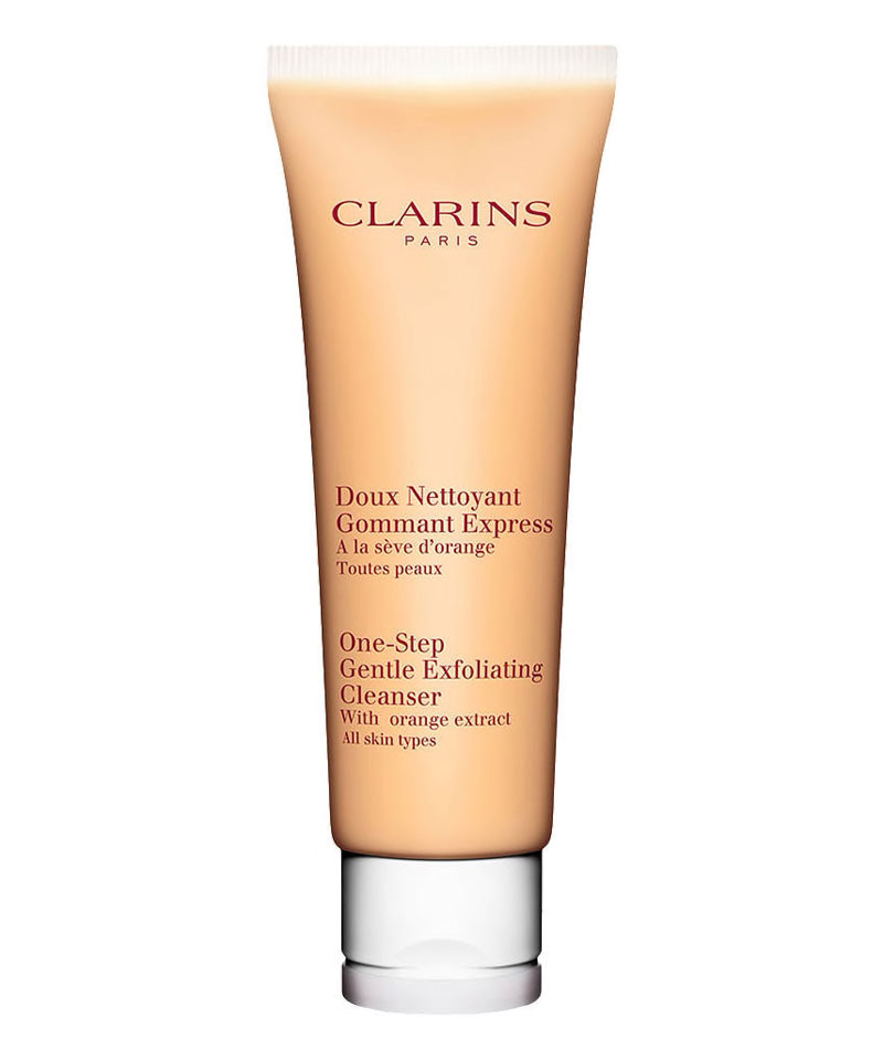 Fiive Beauty Top 5 Face Exfoliators Clarins One Step Gentle Exfoliating Cleanser